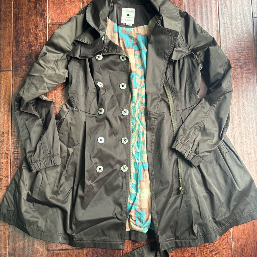 Elevenses Dark Brown Trench Coat